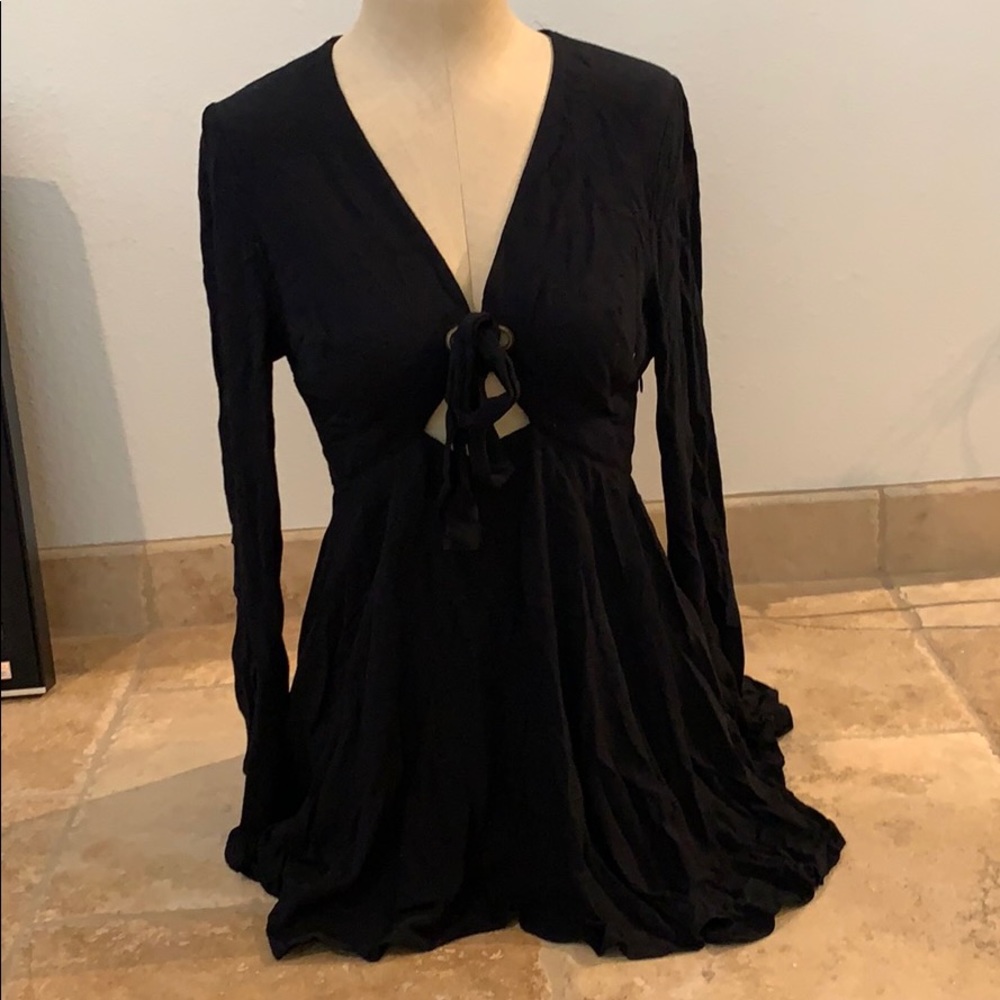 Free People eyelet tunic dress